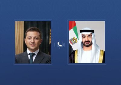 رئيس الإمارات ونظيره الأوكراني يبحثان التطورات الإقليمية