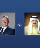 ملك البحرين وعاهل الأردن يبحثان جهود خفض التصعيد الإقليمي