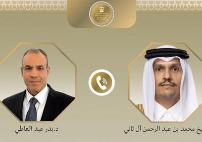 وزيرا خارجية مصر وقطر يبحثان دفع جهود التهدئة في المنطقة