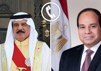 الرئيس السيسي وعاهل البحرين يبحثان تطورات العلاقات الثنائية