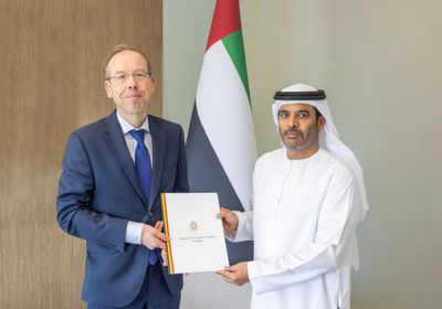 الخارجية الإماراتية تتسلّم أوراق اعتماد سفير بلجيكا الجديد