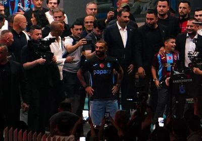 محمد صلاح: استقبال طرابزون فاق كل توقعاتي