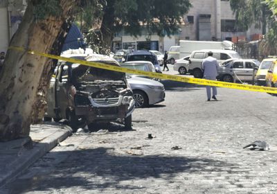 قتلى بانفجار عبوة ناسفة داخل حافلة نقل ركاب قرب دمشق 