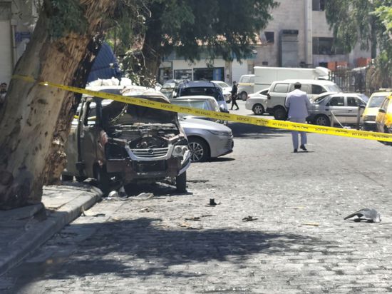 قتلى بانفجار عبوة ناسفة داخل حافلة نقل ركاب قرب دمشق 