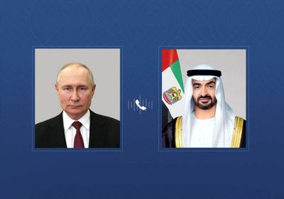 هاتفياً.. رئيس الإمارات ونظيره الروسي يبحثان التعاون وقضايا إقليمية ودولية