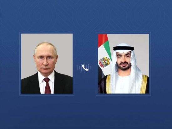 هاتفياً.. رئيس الإمارات ونظيره الروسي يبحثان التعاون وقضايا إقليمية ودولية