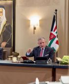 عاهل الأردن يؤكد ضرورة التوصل لتهدئة شاملة في المنطقة