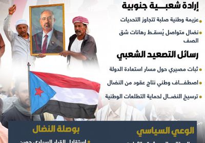 العهد الأبدي.. اصطفاف جنوبي كالصخر لاستعادة الدولة (إنفوجراف)