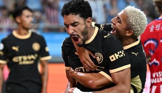 مرموش يقود هجوم مانشستر سيتي أمام أرسنال