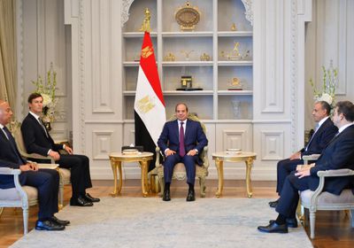 الرئيس السيسي يستقبل جاريد كوشنر في مدينة العلمين