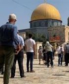 وسط حماية أمنية.. مستوطنون يقتحمون باحات المسجد الأقصى