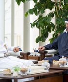 رئيس الإمارات وسلطان عمان يبحثان التطورات الإقليمية
