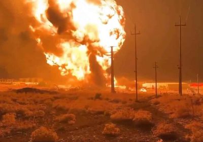 انفجارات وحرائق داخل مستودع نفطي شمالي العراق