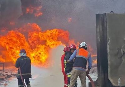 18 مصابًا في انفجار مستودع نفطي شمالي العراق