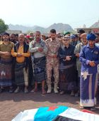 بحضور الحالمي.. تشييع الشهيد عبدالرحيم الردفاني في موكب مهيب