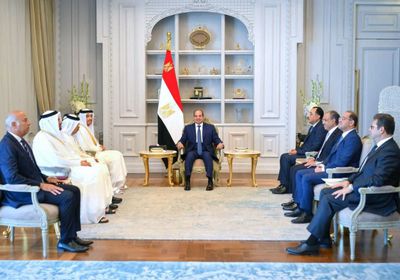 السيسي يبحث مع رئيس وزراء قطر تعزيز العلاقات وتهدئة التصعيد