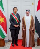 سفير الإمارات يقدم أوراق اعتماده إلى رئيسة جمهورية سورينام