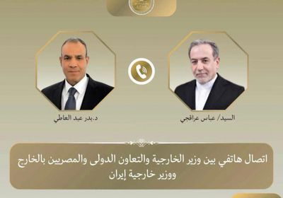 وزير الخارجية المصري يبحث مع نظيره الإيراني جهود تحقيق التهدئة