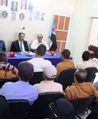 "انتقالي أبين" ومنسقية الجامعة يبحثان برنامج التصعيد الشعبي
