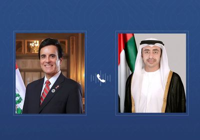 عبدالله بن زايد يبحث تعزيز العلاقات الإماراتية البيروفية