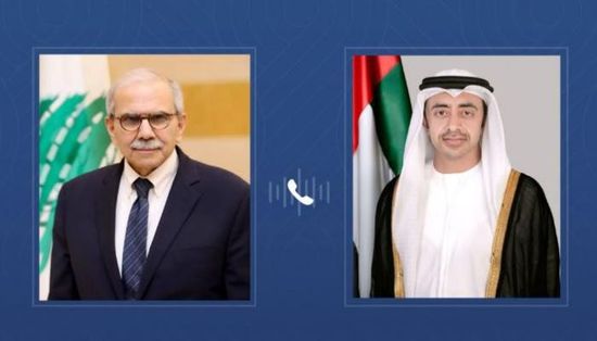 عبدالله بن زايد يبحث مع رئيس وزراء لبنان سبل التعاون المشترك