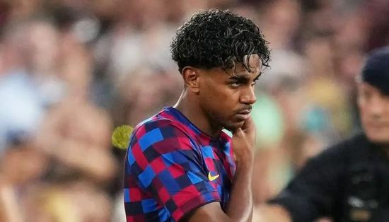 الحزن يطارد لامين يامال رغم فوز برشلونة على بيلباو