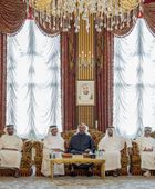 رئيس الإمارات وحاكم رأس الخيمة يعزيان في وفاة حرم محمد بن بطي آل حامد