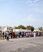 "منسقية الانتقالي" بجامعة حضرموت تنظم وقفة احتجاجية بمجمع الكليات