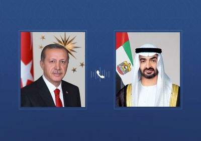 هاتفياً.. رئيس الإمارات ونظيره التركي يبحثان التطورات الإقليمية