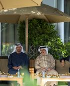 رئيس الإمارات يلتقي ملك البحرين
