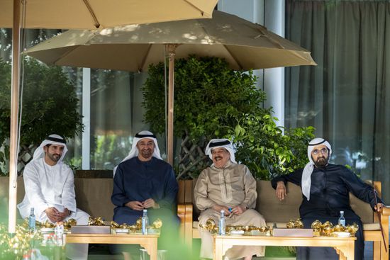 رئيس الإمارات يلتقي ملك البحرين