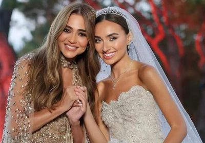 جوليا بطرس تبكي في زفاف نجلها برسالة مؤثرة