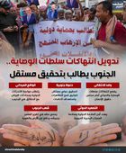 تدويل انتهاكات سلطات الوصاية.. الجنوب يطالب بتحقيق مستقل (إنفوجراف)