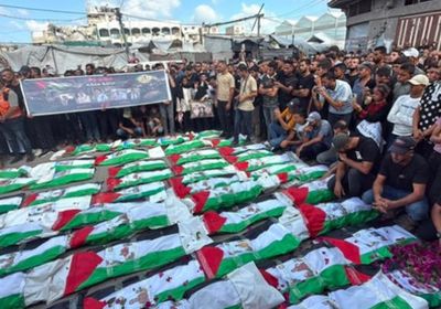 موكب جنائزي مهيب لـ106 فلسطينيين في حي الزيتون