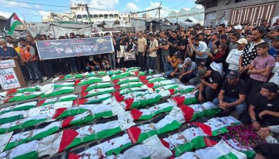 موكب جنائزي مهيب لـ106 فلسطينيين في حي الزيتون