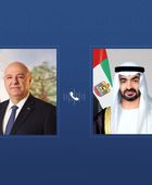رئيس الإمارات يتلقى اتصالاً هاتفياً من نظيره اللبناني