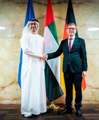 عبدالله بن زايد يبحث مع وزير الخارجية الألماني تعزيز الشراكة الاستراتيجية