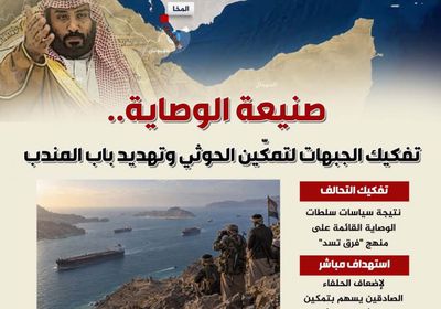 صنيعة الوصاية.. تفكيك الجبهات لتمكّين الحوثي وتهديد باب المندب (إنفوجراف)