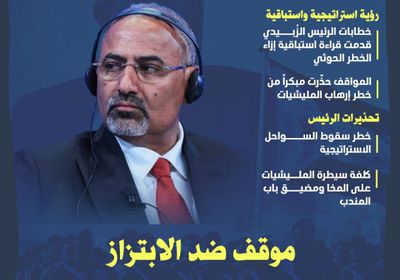 استراتيجية حسم لا مهادنة.. رؤية الرئيس الزُبيدي للقضاء على الحوثي (إنفوجراف)