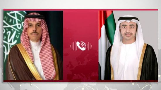 عبدالله بن زايد يبحث مع نظيره السعودي سبل تعزيز التعاون المشترك 
