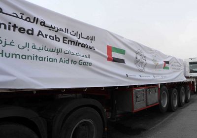 819 طنًا من المساعدات.. 5 قوافل إماراتية تصل إلى غزة