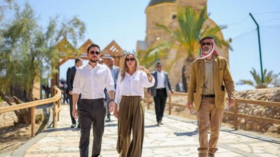 ولي العهد الأردني يزور موقع عماد السيد المسيح
