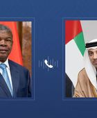 منصور بن زايد ورئيس أنغولا يبحثان تعزيز الشراكة الاقتصادية