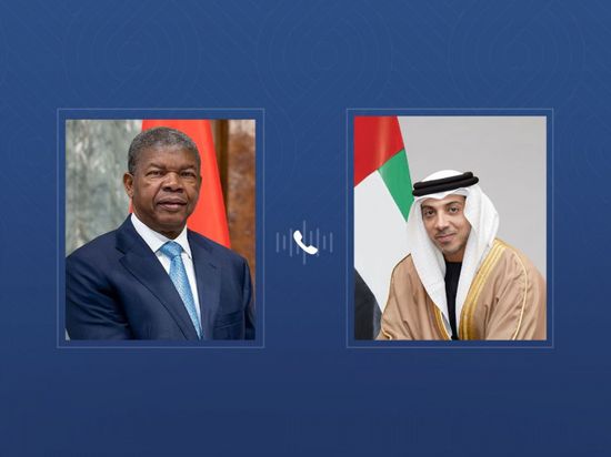 هاتفياً.. منصور بن زايد ورئيس أنغولا يبحثان علاقات التعاون