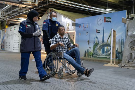 المستشفى الإماراتي في العريش يستقبل 11 حالة جديدة من غزة