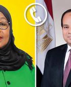 الرئيس السيسي يجري اتصالًا هاتفيًا بنظيرته التنزانية