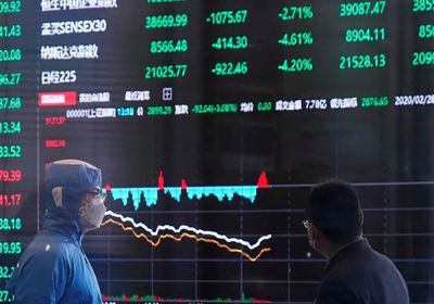 هبوط مؤشرات الأسهم في الصين بعد رفع الفائدة الأمريكية