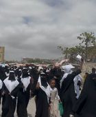 مسيرات طلابية بساحل حضرموت ترفض فصل المعلمين المتعاقدين
