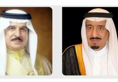 القيادة البحرينية تهنئ خادم الحرمين الشريفين باليوم الوطني السعودي