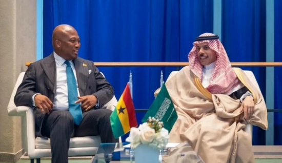 وزير الخارجية السعودي يلتقي نظيره الغاني في نيويورك